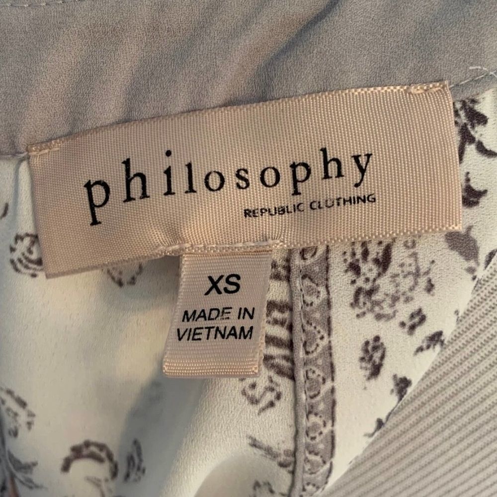 PHILOSOPHY Sheath Skater Floral Dress - Picture 7 of 11
